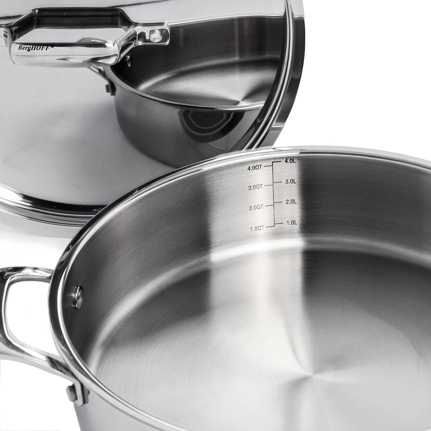 BERGHOFF 13PC STAINLESS STEEL COOKWARE SET