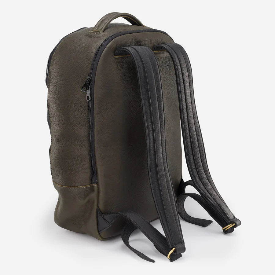 PARKER CLAY ATLAS LEATHER BACKPACK